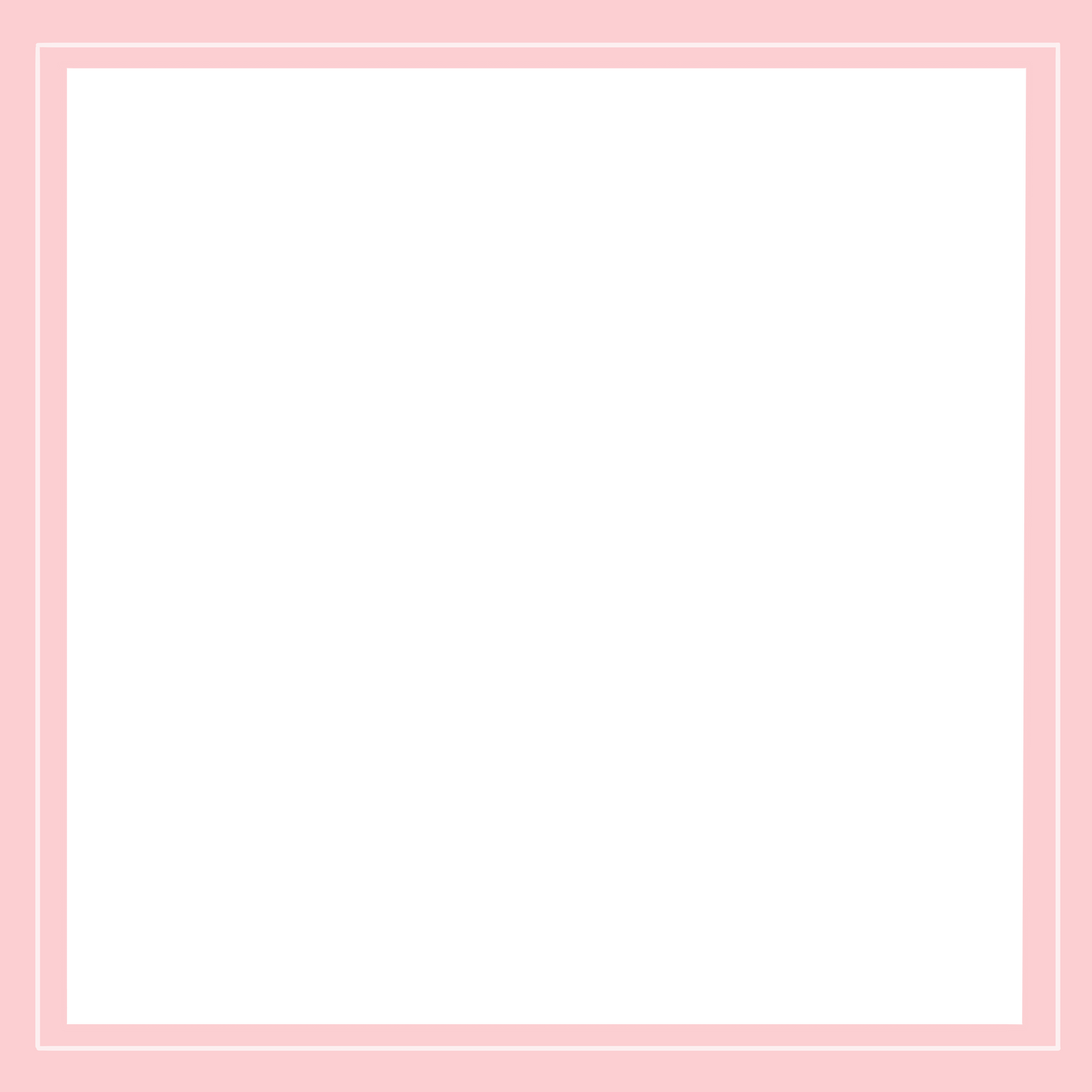 Pink square frame for presentation.